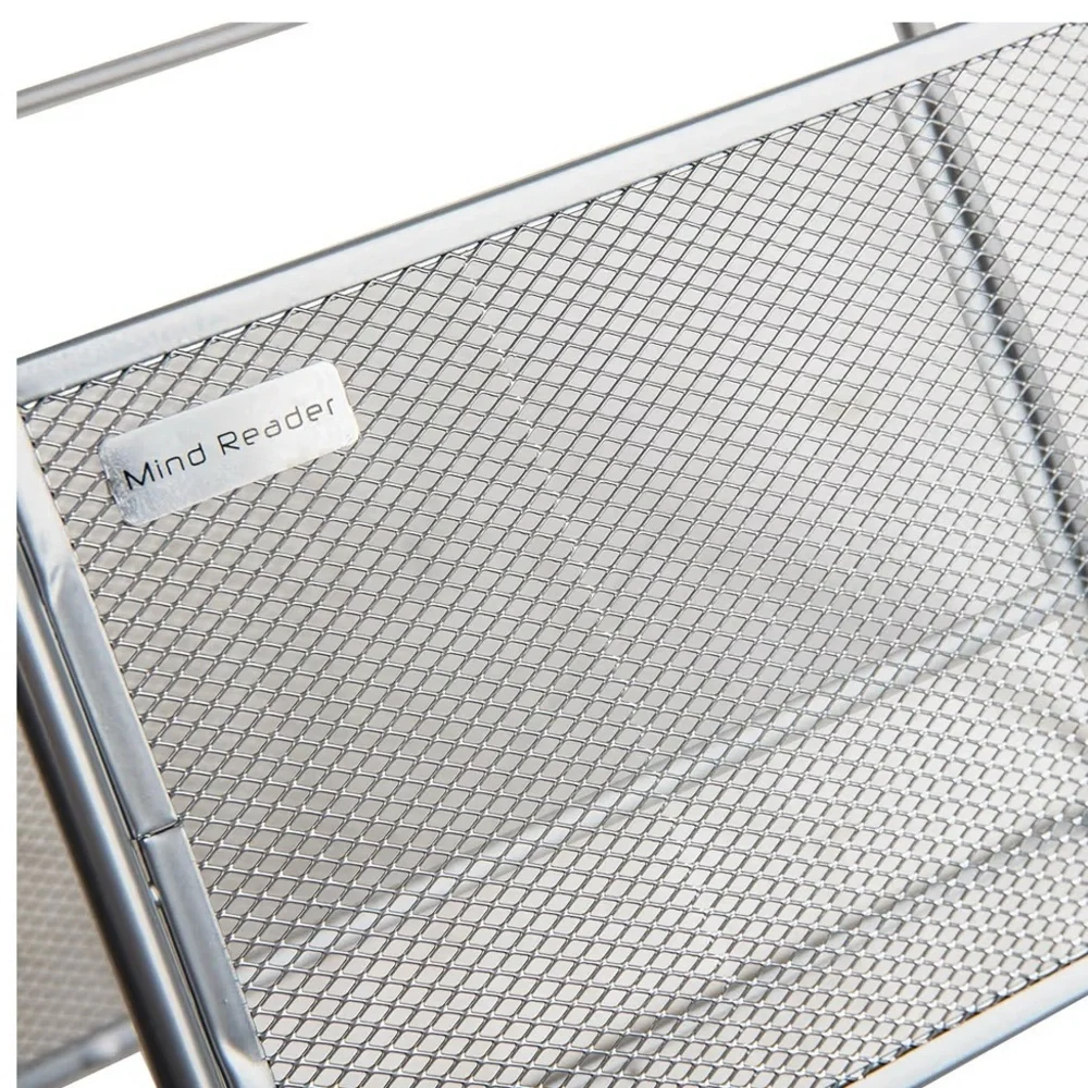 Silver Mesh File Organizer